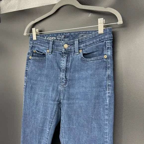 Vineyard Vines - Size 2 - Blue Skinny Jeans - Picture 2 of 9